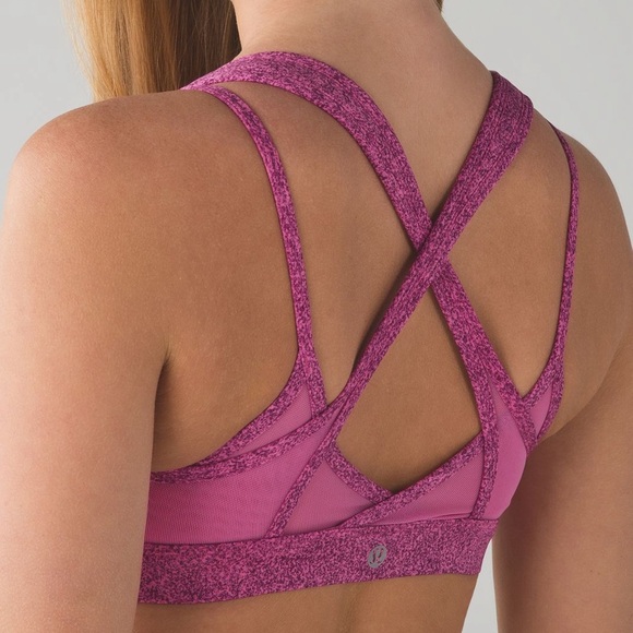 Lululemon Pink Get Down Bra Size 8 - Picture 1 of 8